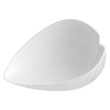Блюдо-лист Meissen Игра волн, рельеф, белый 13,5 см, фарфор