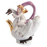 Чайник Meissen 21,5 см Купидон на лебеде, И-ИКэндлер, 1739г