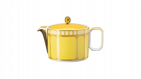 Сервиз чайный Rosenthal Сваровски 6 персон, 19 предметов, фарфор, желтый