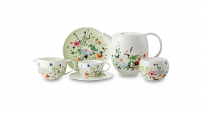 Чайный сервиз на 6 персон Rosenthal "Горный воздух", 21 предмет