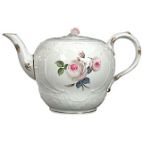Чайник Meissen 1,2л Белая роза (форма - Новый Марсель)