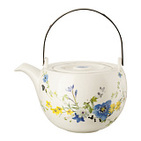 Чайник Rosenthal Альпийские цветы 1,35 л, фарфор костяной