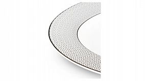 Столовый сервиз на 6 персон Decor de table Вола платина, 26 предметов