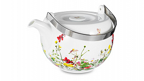 Чайный сервиз на 6 персон Rosenthal "Дикие цветы", 21 предмет