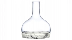 Декантер для вина Nude Glass Прохлада 1,25 л, мрамор