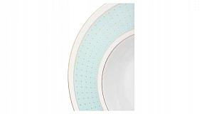 Сервиз столовый Decor de table Бирюза на 6 персон 20 предметов, фарфор костяной, п/к
